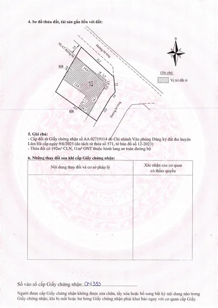 Bán đất 250m² ngang 10m giá 1.5 tỷ Xã Nam Ban Lâm Hà