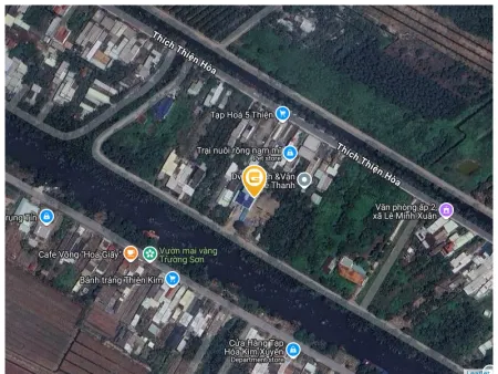 Bán nhà 1000m² ngang 13,5m giá 15 tỷ Xã Bình Lợi