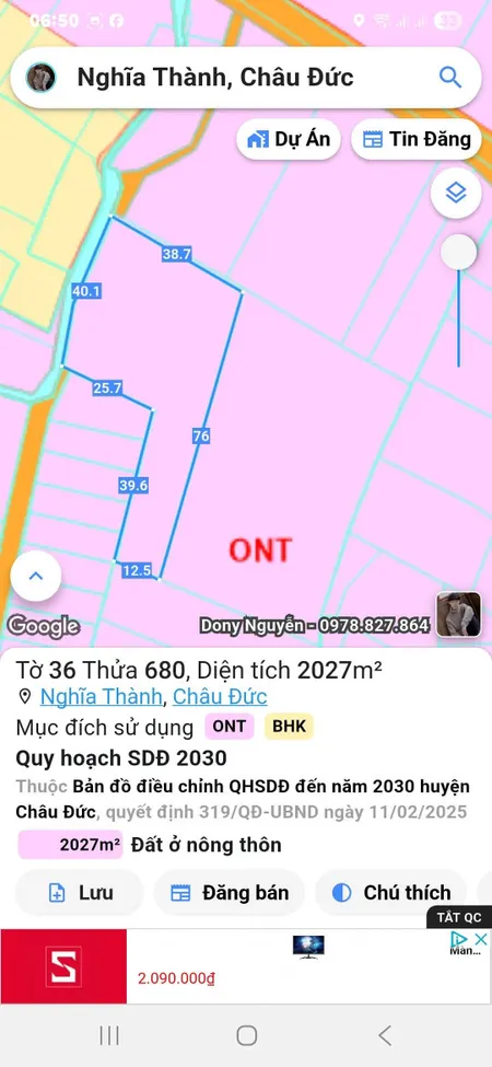 🌟 SIÊU HOT – 5.289m² NGHĨA THÀNH - SÁT KDC LAN ANH 7 - GẦN KCN SONADERZI 🌟