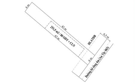 Bán đất An Tây gần ngã tư Thùng Thơ phù hợp kinh doanh xây trọ