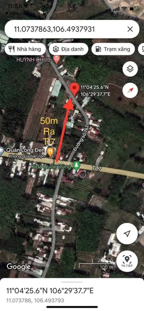 Bán đất 815m² ngang 22m giá 6.450tỷ Xã An Nhơn Tây