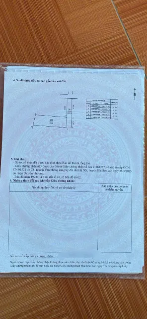 Bán đất 80m² ngang 6m giá 1.7 tỷ Xã Sóc Sơn