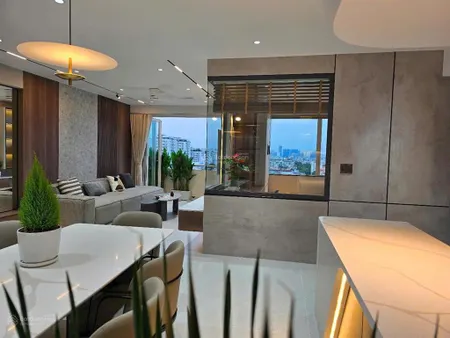 Siêu phẩm grand view nhà đẹp 118m2, full nội thất cao cấp new, 3pn, view biệt thự, sẵn sổ hồng.