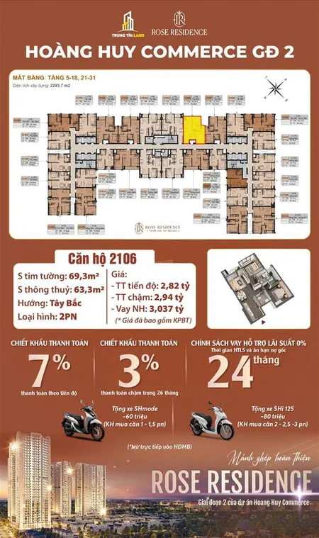 Bán nhanh căn hộ hoàng huy commerce view thành phố, ngắm pháo hoa siêu thoáng, giá đầu tư