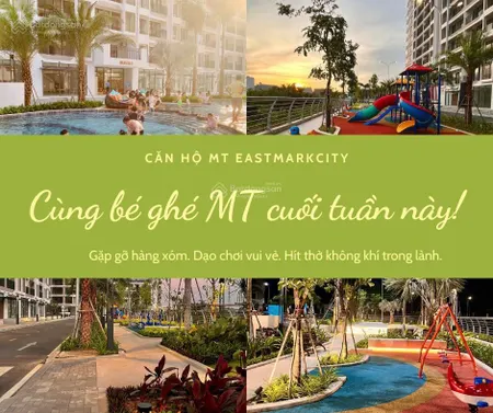 Bán căn hộ mt eastmark city đã bàn giao chỉ từ 2tỷ8 full nội thất