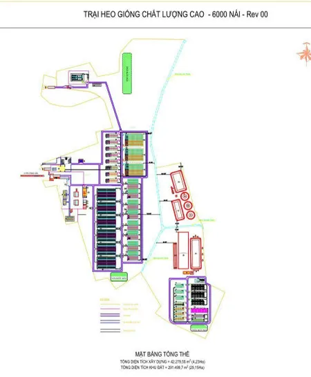 Bán đất 400000m² Trang Trại Heo giá 95 tỷ Xã Tân Hội Tây Ninh