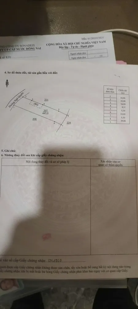 Bán đất Ngô Quyền Xuân Lộc  443m² ngang 11m giá 6.2 tỷ Xã Xuân Lộc