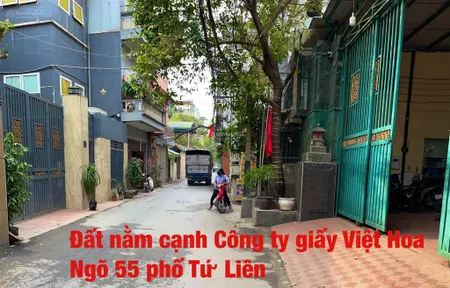 Bán đất nội thành phi nông nghiệp 58.5m2 ở ngõ 55, phố tứ liên, tây hồ, hà nội