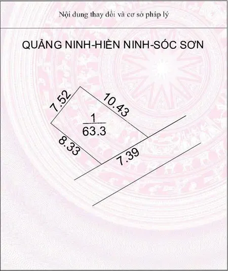 Bán đất 63,3m2 tại xã hiền ninh, 1,55 tỷ, giá ưu đãi đẹp, nhiều tiện ích