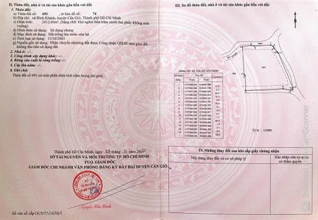 Bán đất rừng sác, 30 triệu / m2, 5300 m2, hàng hiếm tại bình khánh, cần giờ, hcm