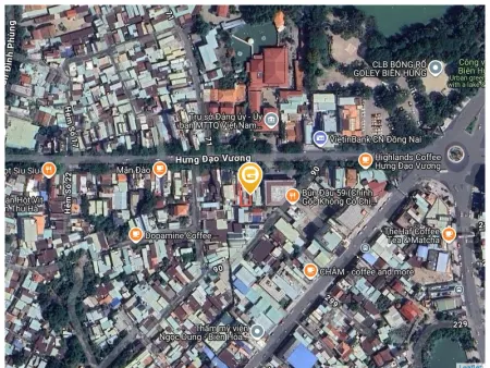 Bán đất 296.2m² giá 55 tỷ Phường Trấn Biên