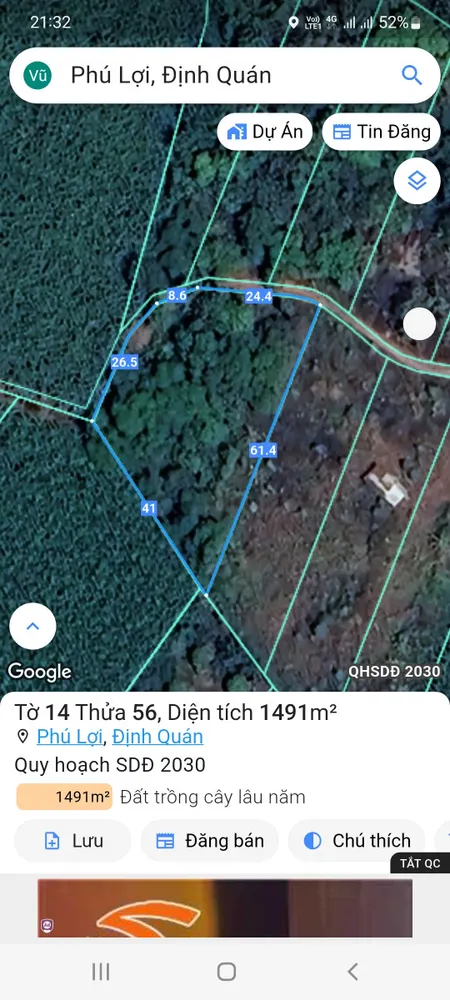 Nhà Đất Phú Lợi Đinh Quán Đồng Nai