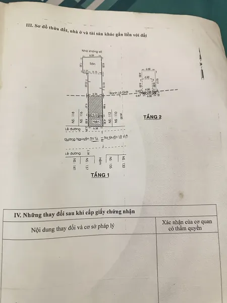 Bán nhà mặt tiền đường nguyễn thị tú 6x32m ( nở hậu 8m)