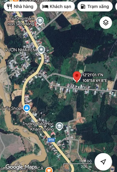 Bán đất 400m² ngang 13m giá 499 triệu Xã Bắc Khánh Vĩnh