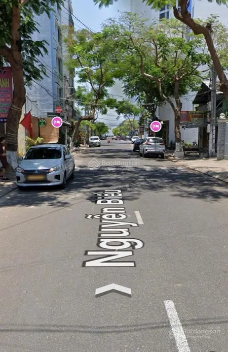 Bán đất 2 mặt tiền trước sau đường nguyễn biểu cách biển 100m 119,2m2 130tr/m2 được xây cao tầng