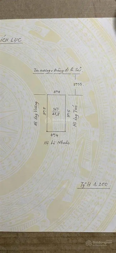 Bán đất tại phố đồng thiện, 4,38 tỷ, 41,8 m2, mặt tiền 4,4m, pháp lý đầy đủ, hot!