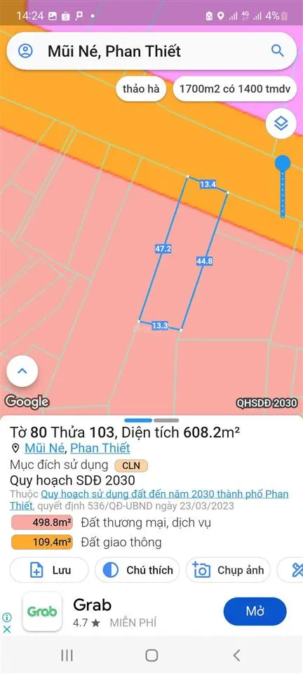 Kẹt tiền cần bán gấp 585m2 mặt tiền xuân thuỷ, giá ngộp. 0919 080 *** gặp linh