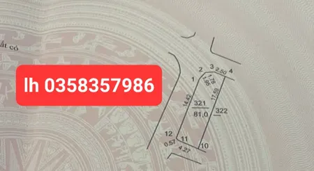 Bán đất 81m² ngang 25m giá 4.65 tỷ Xã Sóc Sơn