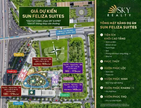 [hot] còn 1 căn 1 ngủ + duy nhất toà f2 dự án sun feliza suites