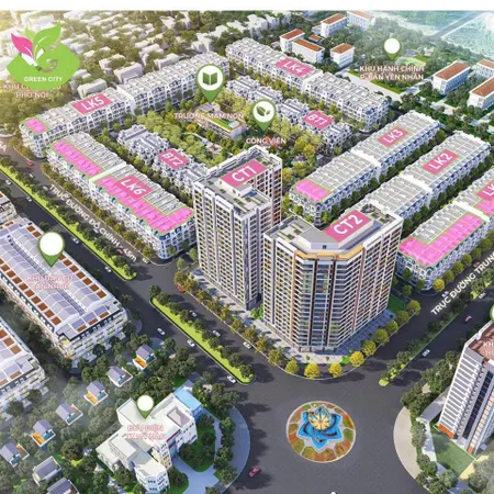 E tiệp bán chung cư nhà ở xã hội và thương mại tại dự án green city mỹ hào hưng yên
