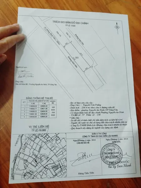 🏡 Cần bán Nhà cấp 4 (1PN, 1WC) – Hẻm xe 4 chỗ – Đường Bình Giã, P. Nguyễn An Ninh – 40m² – Giá 650 triệu – Cơ hội an cư/đầu tư hiếm có!