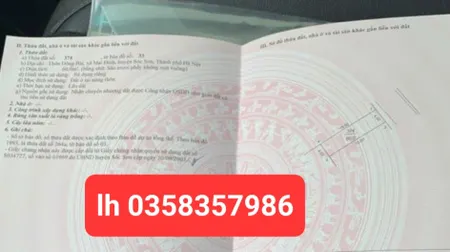 Bán đất 60m² ngang 4m giá 4.05 tỷ Xã Sóc Sơn