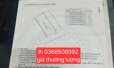 Bán đất 4245m² giá 2.59 tỷ Xã Kim Anh