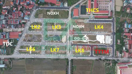Bán lô LK6-19 đất đấu giá Thụy Lâm đẹp không lỗi phong thủy giá 90tr.m2
