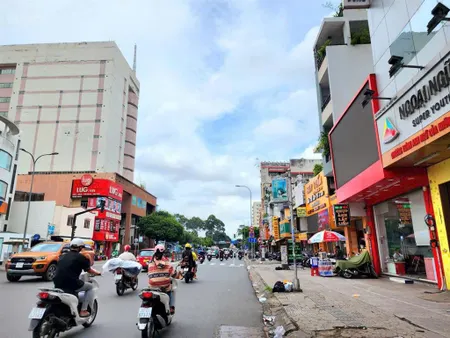 Đất thổ cư, shr, 2 mặt tiền trước sau, 195 nguyễn văn thương, p25, bt. dt 7,5x20m, giá 15 tỷ