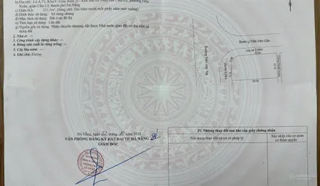 Bán lô góc 2 mt trần văn trà hoà xuân, đang cho thuê 20 tr/th