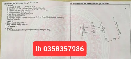 Bán đất 100m² ngang 5m giá 2.95 tỷ Phường Phổ Yên
