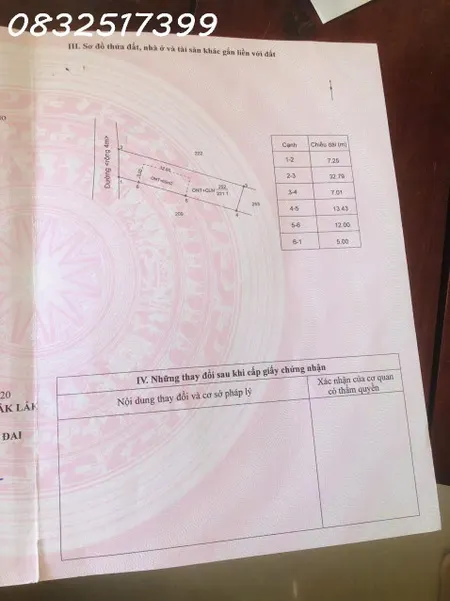 Siêu phẩm- Đất thổ cư tại Ea Kao, Buôn Ma Thuột, Đắk Lắk với diện tích 221m² (thổ cư 60m2)