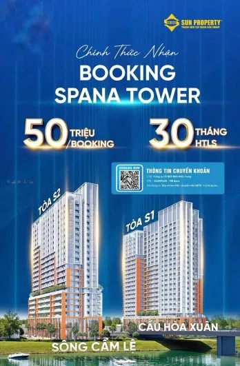 NHẬN NGAY CHIẾT KHẤU EARLY BIRD HẤP DẪN 5% KHI BOOKING SỚM DỰ ÁN SPANA TOWER