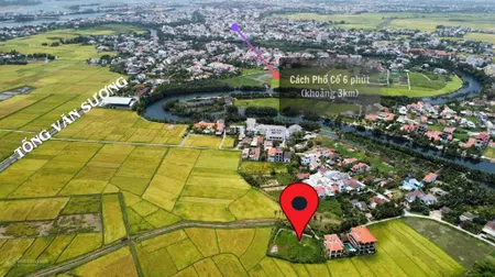 Bán thửa đất siêu hiếm, 3 mặt view lúa ở tp hội an diện tích rộng khó tìm có 1.049m2 đất ở