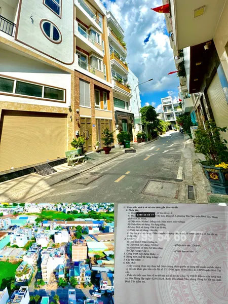Bán nhanh nhà Bình Tân full nội thất cách chợ 80m giá 6tỷ sổ hoàn công