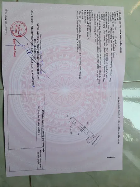 Bán đất Phú An Bến Cát gần DT748 giá 1ty280
