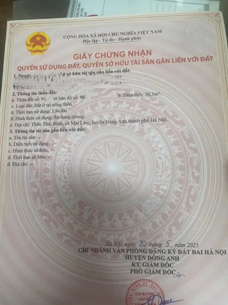 Bán đất Thái Bình Mai Lâm giá chỉ 2,x tỷ đường ô tô 16 chỗ đẹp
