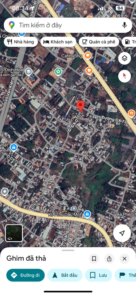 Mt Dx071 Định Hoà cũ (phường Chánh Hiệp-TP.HCM) nhựa 6m thông dài đẹp,sau trường cấp 2