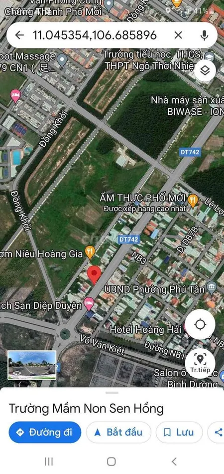 Mặt tiền Tạo Lực 7, Huỳnh Văn Luỹ nối dài, Dt742 p Phú Tân Tp TDM BD