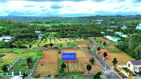 Đất phường blao bảo lộc ngang 14m (tổng 336m2 có thổ )giá 2ty140 view núi đại bình ib em giá tốt