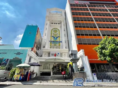 Mt nguyễn khắc nhu q.1 11x53m cn 536.7m2. sàn 3500m2 2 hầm, 9 tầng, mct, tm hđt 1.1 tỷ/th 420 tỷ