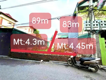 Bán đất 89m² ngang 4.4m giá 7.4 tỷ Xã Phúc Thịnh