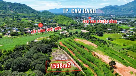 0909016848 Bán đất 1600m² ngang 30m giá 1.45 tỷ Xã Cam An GCL38