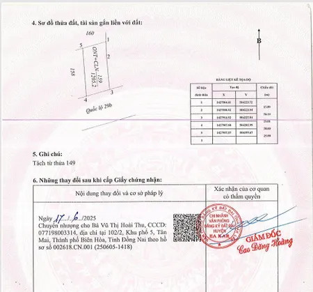 Bán đất MT QL29 1212.6m² ngang 25m giá 2.13 tỷ Xã Ea Knốp