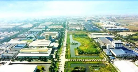 Chuyển nhượng 9250m2 đất công nghiệp tại văn giang, hưng yên, mặt đường 100met, vị trí vip