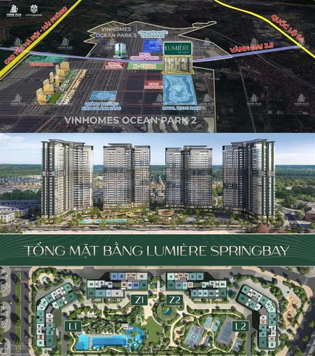 Quỹ căn 2pn + lumiere spring bay giá tốt nhất thị trường, chiết khấu 11,8%, tặng thêm 8 chỉ vàng