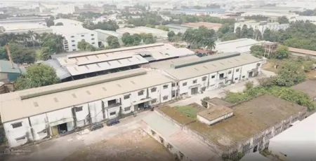 Bán 42.550 m² đất có sẵn 1.500 m2 nhà xưởng, trong kcn đồng văn, hà nam (ninh bình)