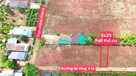 Bán đất 125m² giá 439 triệu Xã Quảng Phú