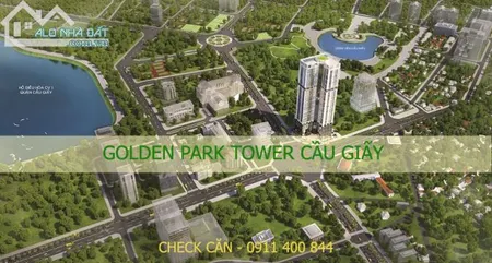 BQL cho thuê các căn hộ chung cư Golden Park Tower Yên Hòa Cầu Giấy, từ 2PN, từ 10tr