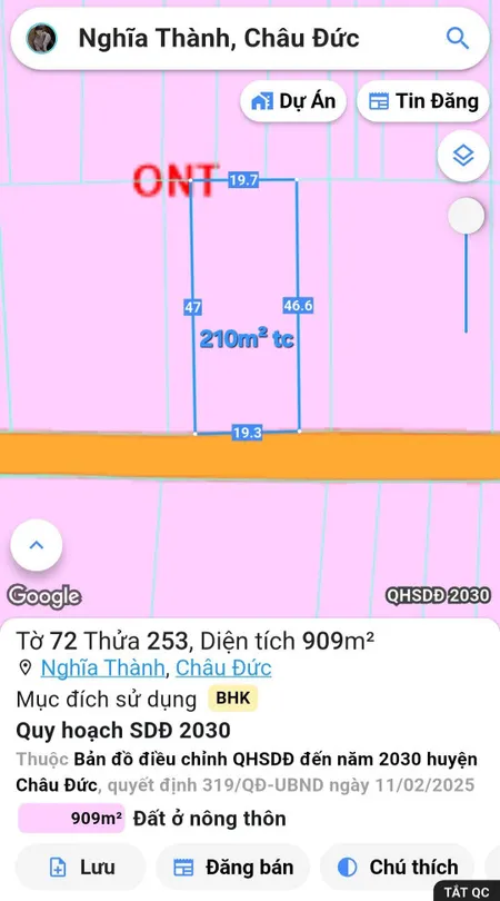 🌟BÁN ĐẤT MẶT TIỀN  – NGHĨA THÀNH - GẦN KCN SONADERZI 🌟